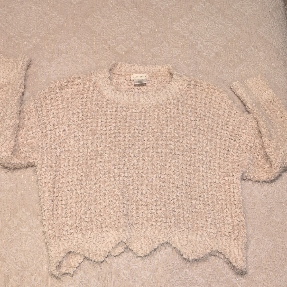 Cozy Cream Cropped Sweater